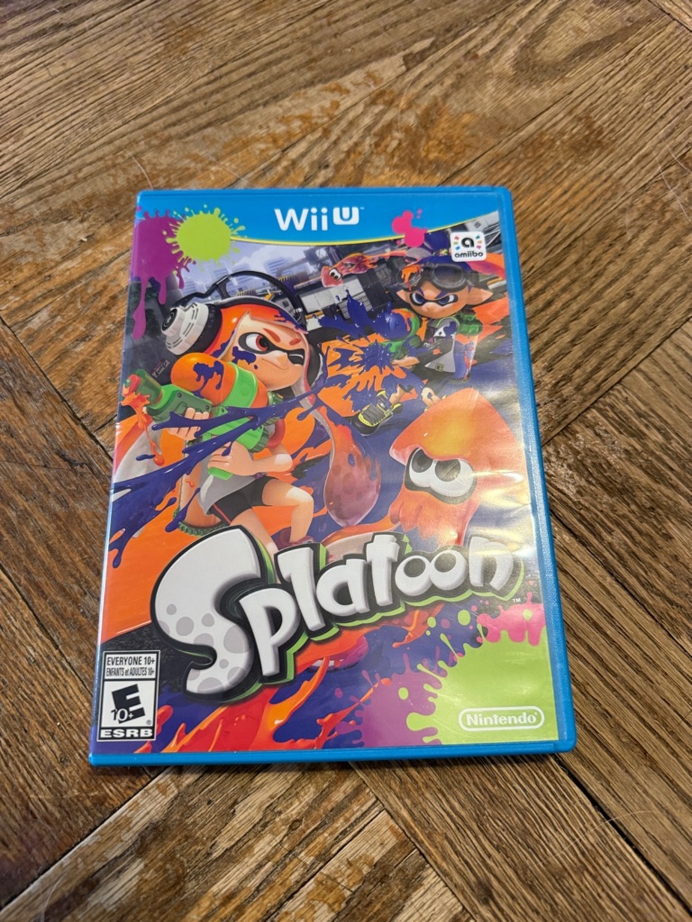 Nintendo Splatoon Wii U Video Game - Blue, Orange, Green, Purple